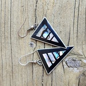 Vintage Alpaca Mexico abalone earnings
